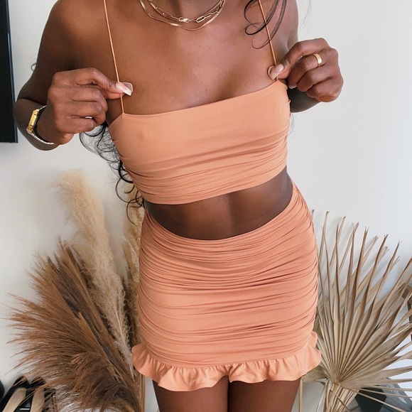 two piece oh polly set, peplum skirt - Picture 1 of 1